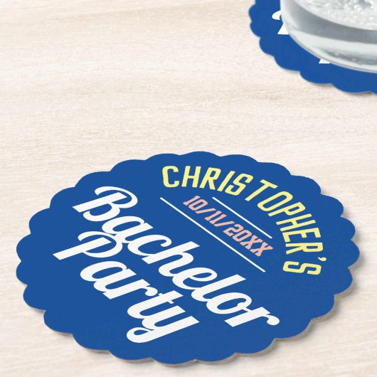 Jonggezellenfeest Kartonnen Onderzetters