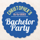 Jonggezellenfeest Kartonnen Onderzetters (Voorkant)