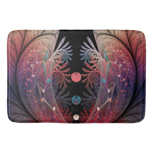 Jonglage Abstracte Modern Fantasy Fractal Art Badmat (Voorkant)