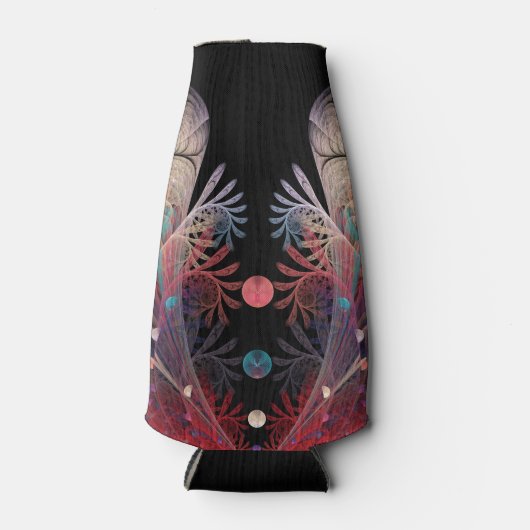 Jonglage Abstracte Modern Fantasy Fractal Art Flesjeskoeler (Voorkant)