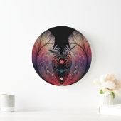 Jonglage Abstracte Modern Fantasy Fractal Art Grote Klok (Huis)