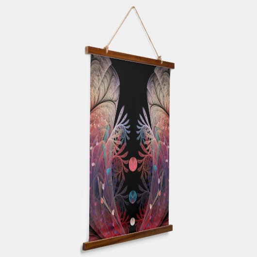 Jonglage Abstracte Modern Fantasy Fractal Art Hangend Wandkleed (Gebogen)