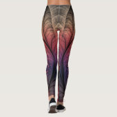 Jonglage Abstracte Modern Fantasy Fractal Art Leggings (Achterkant)