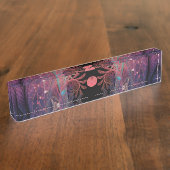 Jonglage Abstracte Modern Fantasy Fractal Art Naambordje (Zijkant)