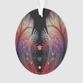 Jonglage Abstracte Modern Fantasy Fractal Art Ornament (voorkant)
