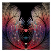 Jonglage Abstracte Modern Fantasy Fractal Art Perfect Poster (Voorkant)