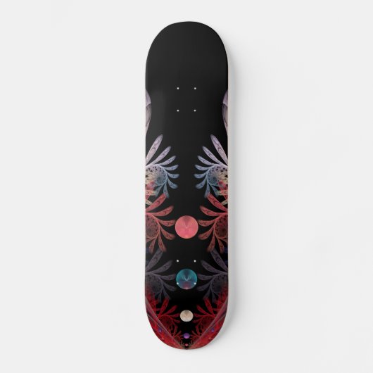 Jonglage Abstracte Modern Fantasy Fractal Art Skateboard (Voorkant)