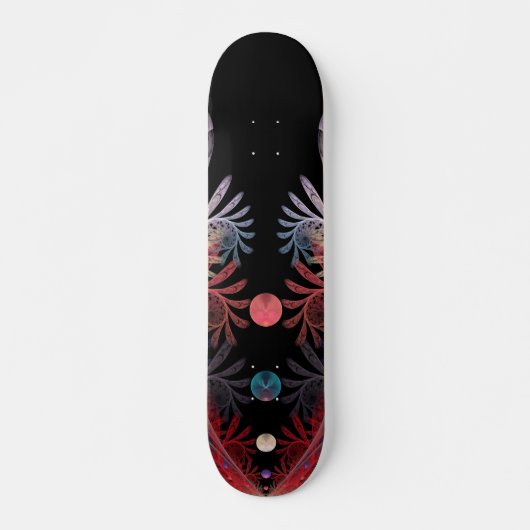 Jonglage Abstracte Modern Fantasy Fractal Art Skateboard (Voorkant)