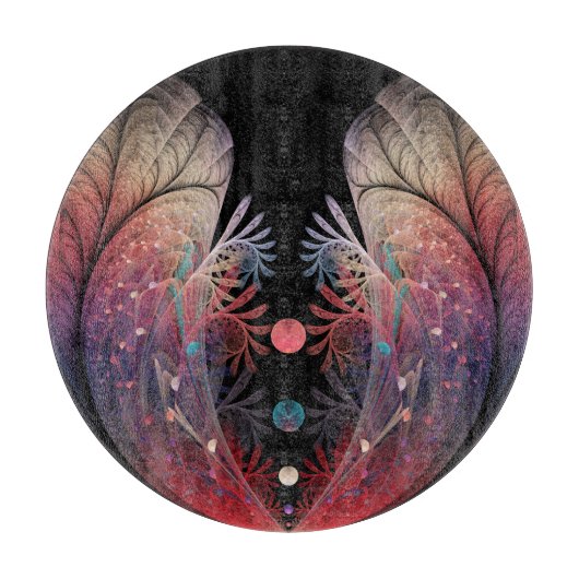 Jonglage Abstracte Modern Fantasy Fractal Art Snijplank (Voorkant)