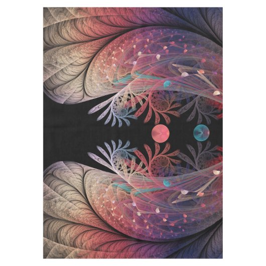 Jonglage Abstracte Modern Fantasy Fractal Art Tafelkleed (Voorkant)