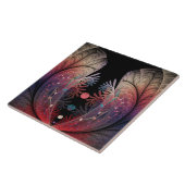 Jonglage Abstracte Modern Fantasy Fractal Art Tegeltje (Zijkant)