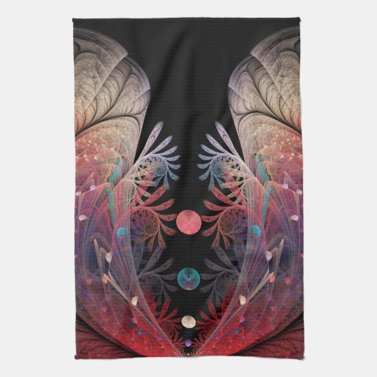 Jonglage Abstracte Modern Fantasy Fractal Art Theedoek (Verticaal)