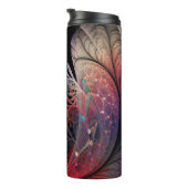 Jonglage Abstracte Modern Fantasy Fractal Art Thermosbeker (Geroteerd rechts)