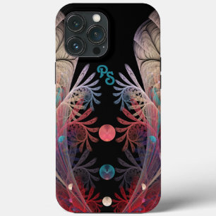 Jongleer Abstracte Moderne Fantasie Fractale Initi iPhone 13 Pro Max Hoesje
