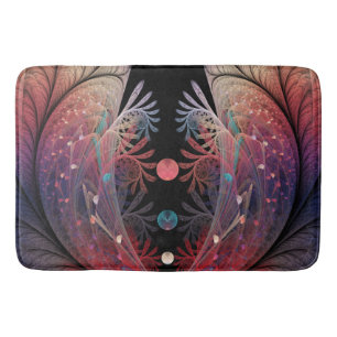 Jongleer Abstracte Moderne Fantasie Fractale Kunst Badmat
