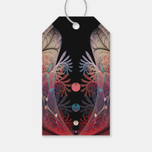 Jongleer Abstracte Moderne Fantasie Fractale Kunst Cadeaulabel