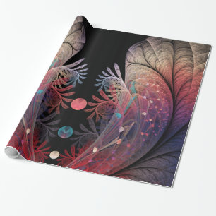 Jongleer Abstracte Moderne Fantasie Fractale Kunst Cadeaupapier