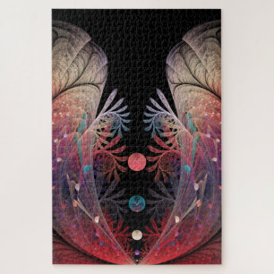 Jongleer Abstracte Moderne Fantasie Fractale Kunst Legpuzzel