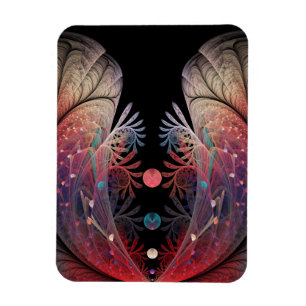 Jongleer Abstracte Moderne Fantasie Fractale Kunst Magneet