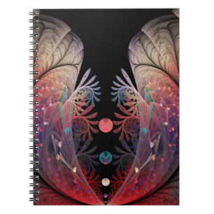 Jongleer Abstracte Moderne Fantasie Fractale Kunst Notitieboek