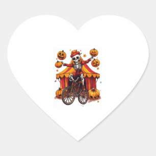 Jongleren Botten � hilarische circusschedel Hart Sticker