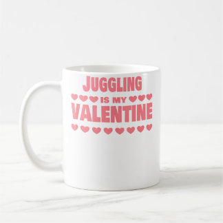 Jongleren Is Mijn Valentijnsdag Grappige Valentijn Koffiemok