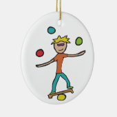 jongleren keramisch ornament (Rechts)