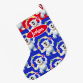 Jongleren Polar Beer custom boys kerstkous Grote Kerstsok (Achterkant (Hangend))