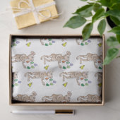 Jonglerende Paashaas Tissuepapier (Geschenk)