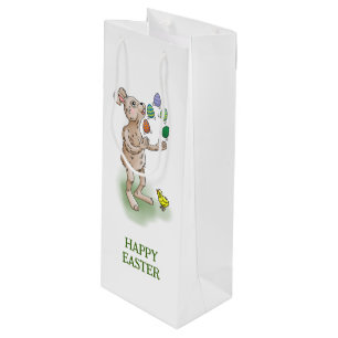 Jonglerende Paashaas Wijn Cadeautas