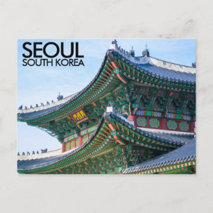 Jongno-gu, Séoul, Corée du Sud Carte postale