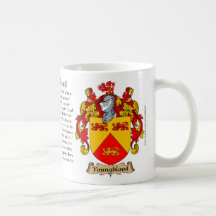 Jongste bloed, de oorsprong, de betekenis en de re koffiemok
