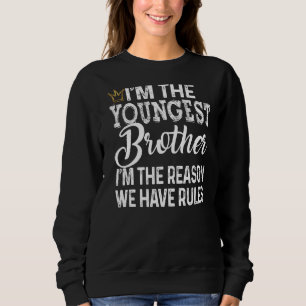 Jongste broer ik ben de reden dat we T-shirt hebbe