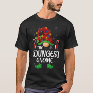Jongste Gnome Buffalo Rode Geklede Overeenkomstige T-shirt