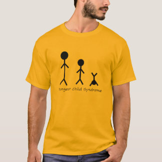 Jongste kindersyndroom grappig t-shirt