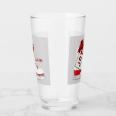 Jongste Schaatsen voor kerstmis Pint Soda Glasware Glas (Rechts)