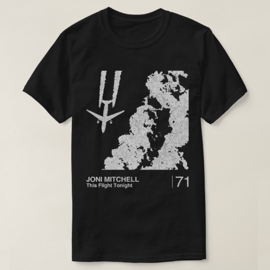 Joni Mitchell Joni Mitchell _ Minimalistisch Grafi T-shirt (Design voorkant)