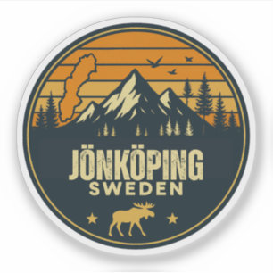 Jönköping, Zweden Sverige Sticker