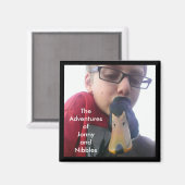 Jonny en Nibbles Magnet Magneet (Voorkant / Achterkant)