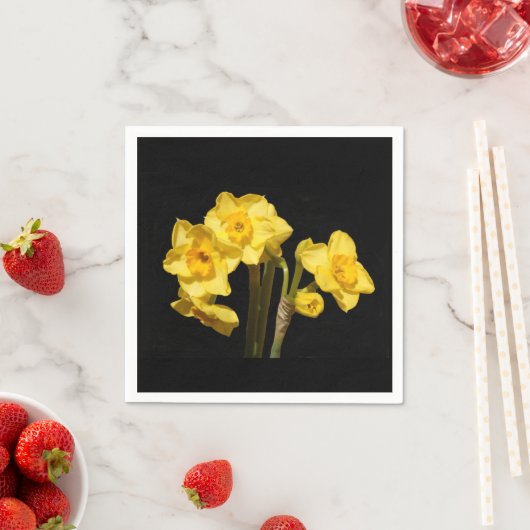 Jonquil Bloemen Papieren servetten (Insitu)