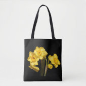 Jonquil Fleurs partout sur le sac d'impression (Devant)