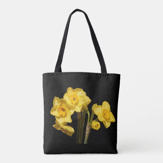 Jonquil Fleurs partout sur le sac d'impression (Dos)