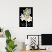 Jonquil Flower - Ecclesiastes 3:1 Poster (Thuiskantoor)
