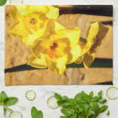 Jonquil Flowers Tea Towel Theedoek (Gevouwen)