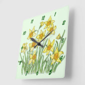 Jonquil Vierkante Klok (Hoek)