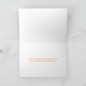 Jonquille • Carte de félicitation de mariage (Intérieur)