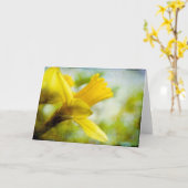Jonquille • Carte de voeux (Fleur jaune)
