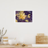 Jonquilles au Clair de Lune - Affiche Imprimée Aqu (Cuisine)