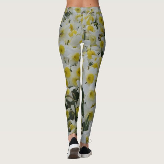 Jonquilles blanches Legging (Dos)