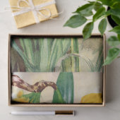 Jonquilles jaunes et papier de soie de soie blanc (Cadeau)